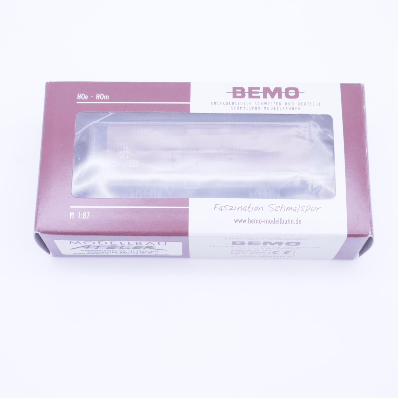 Bemo 2293 120 (7) Bemo 2293 120 RhB Güterwagen 5560 Patiniert – Bild 7