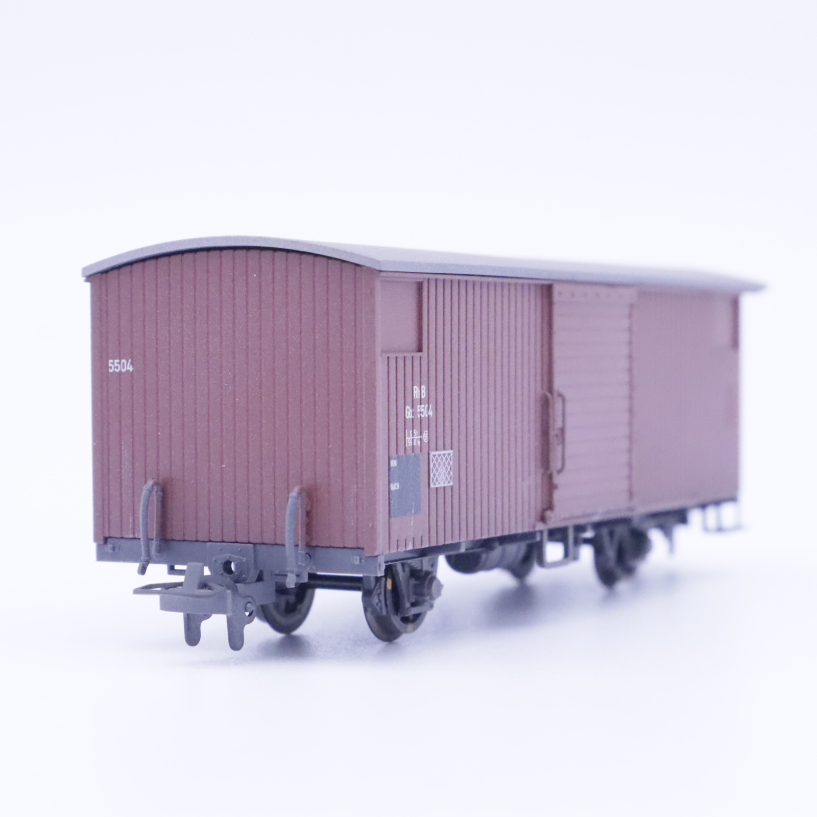 Bemo 2293 124 (3) Bemo 2293 124 RhB Güterwagen 5504 Patiniert – Bild 3