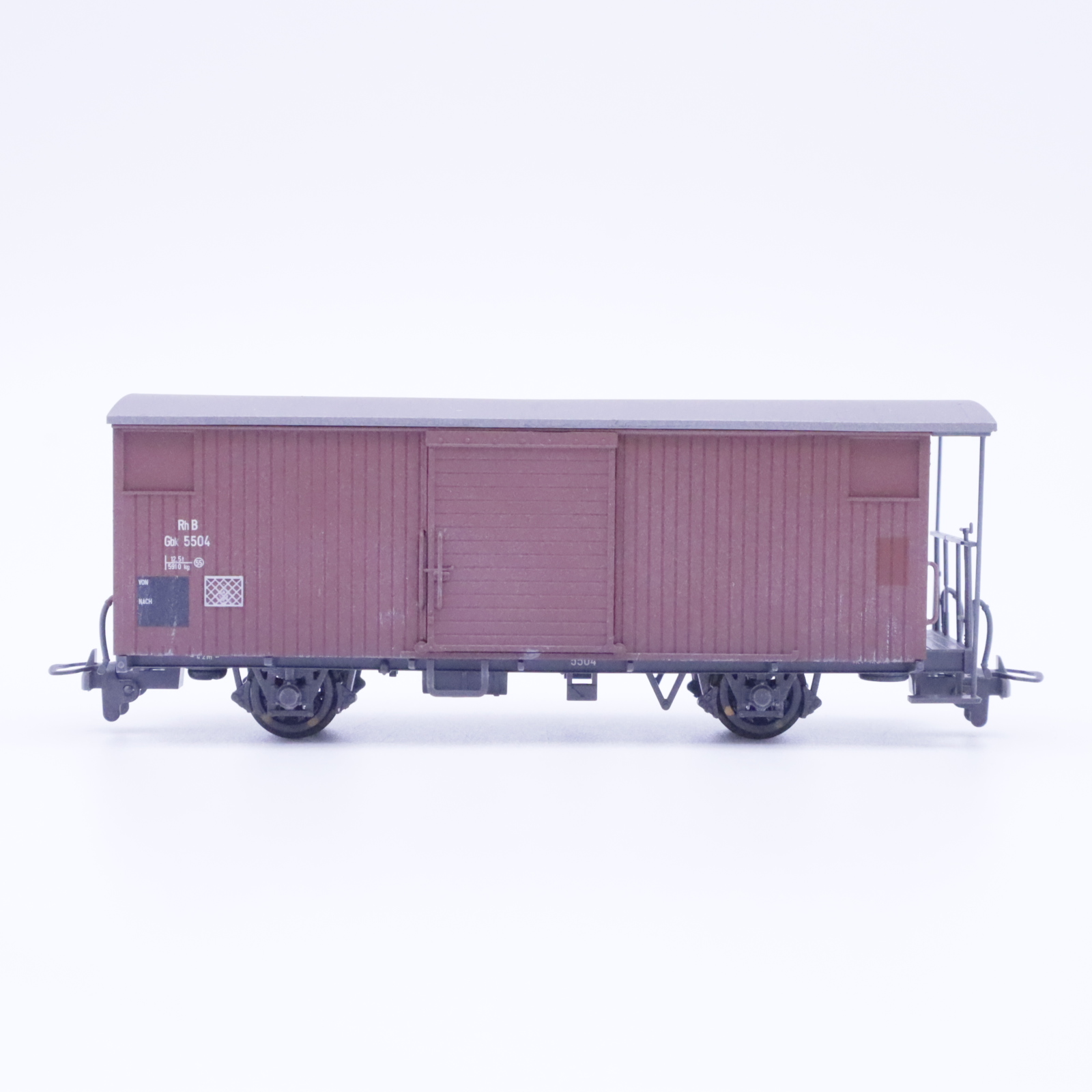 Bemo 2293 124 (4) Bemo 2293 124 RhB Güterwagen 5504 Patiniert – Bild 4
