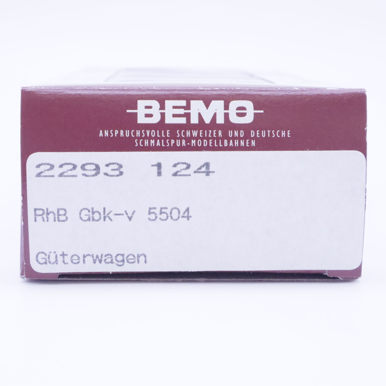 Bemo 2293 124 (8) Bemo 2293 124 RhB Güterwagen 5504 Patiniert – Bild 8