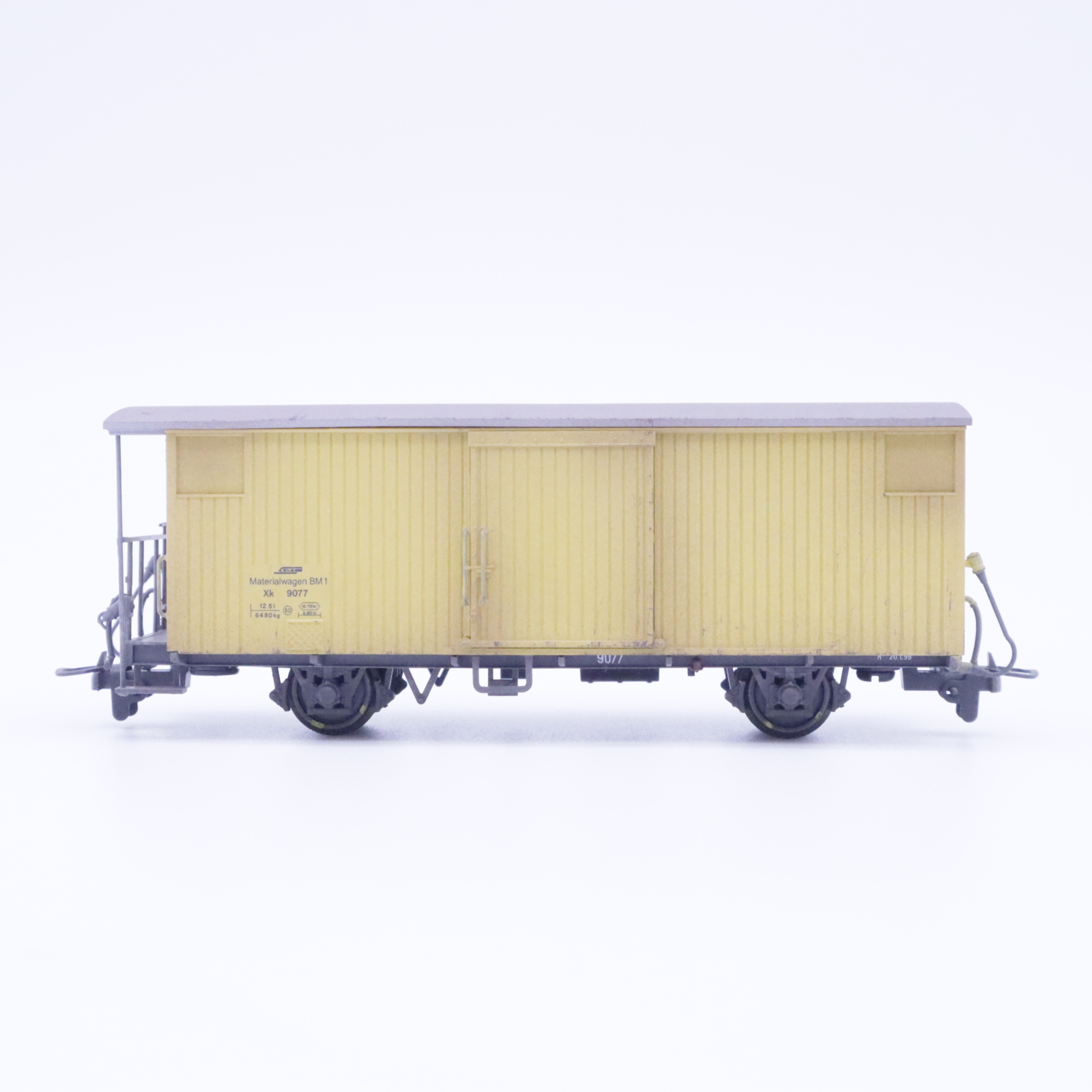 Bemo 2293 197 (2) Bemo 2293 197 RhB Materialwagen 9077 Patiniert – Bild 2