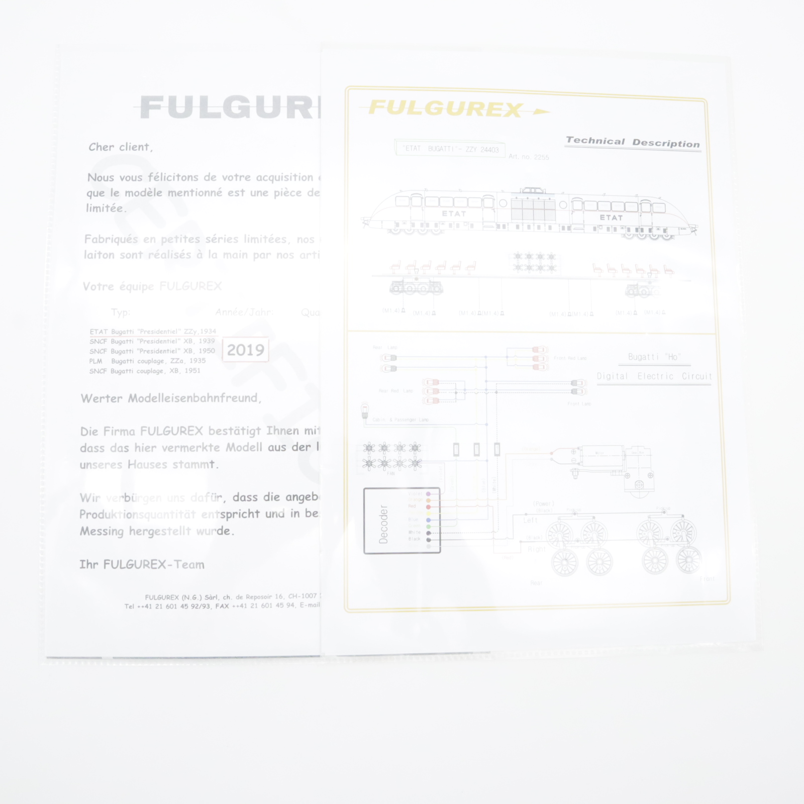 Fulgurex 2255 ETAT (9) Fulgurex 2255 ETAT Bugatti "Presidentiel" 1933 – Bild 9