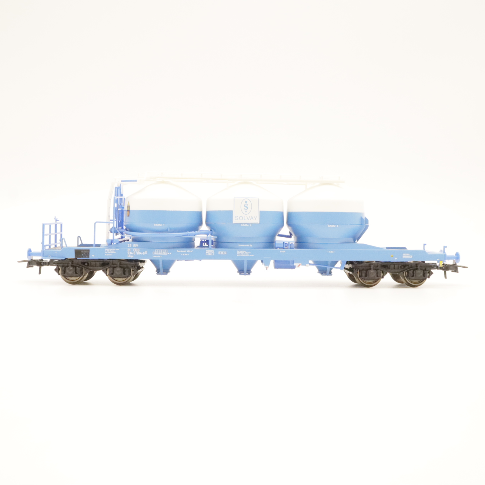 Roco 67011 (4) Roco 67011 ÖBB Silowagen Set "Solvay" – Bild 4