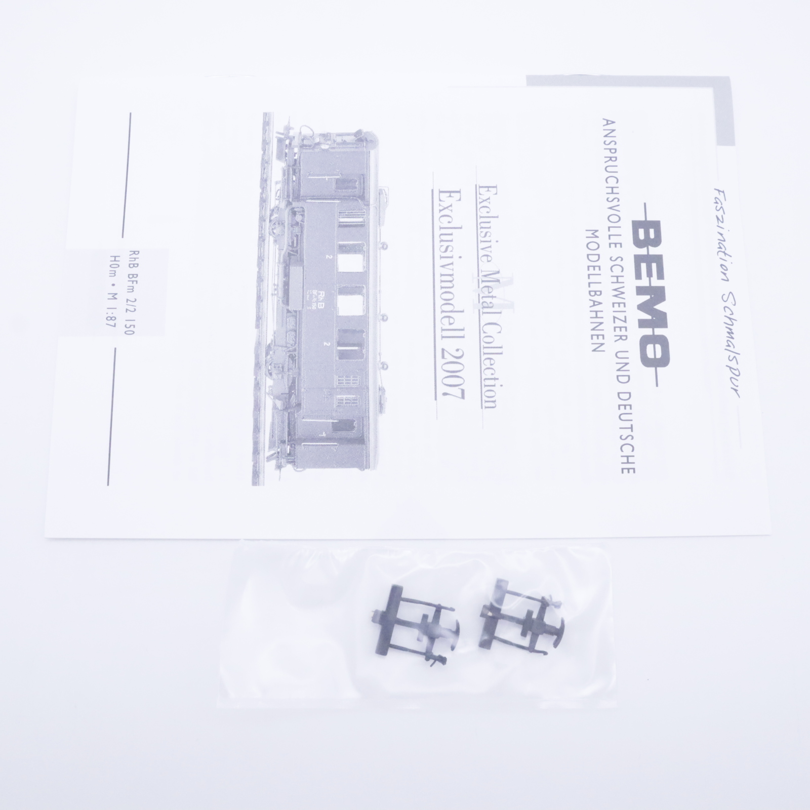 Bemo 1297 100 (7) Bemo 1297 100 RhB BFm 2/2 150 Benzintriebwagen – Bild 7