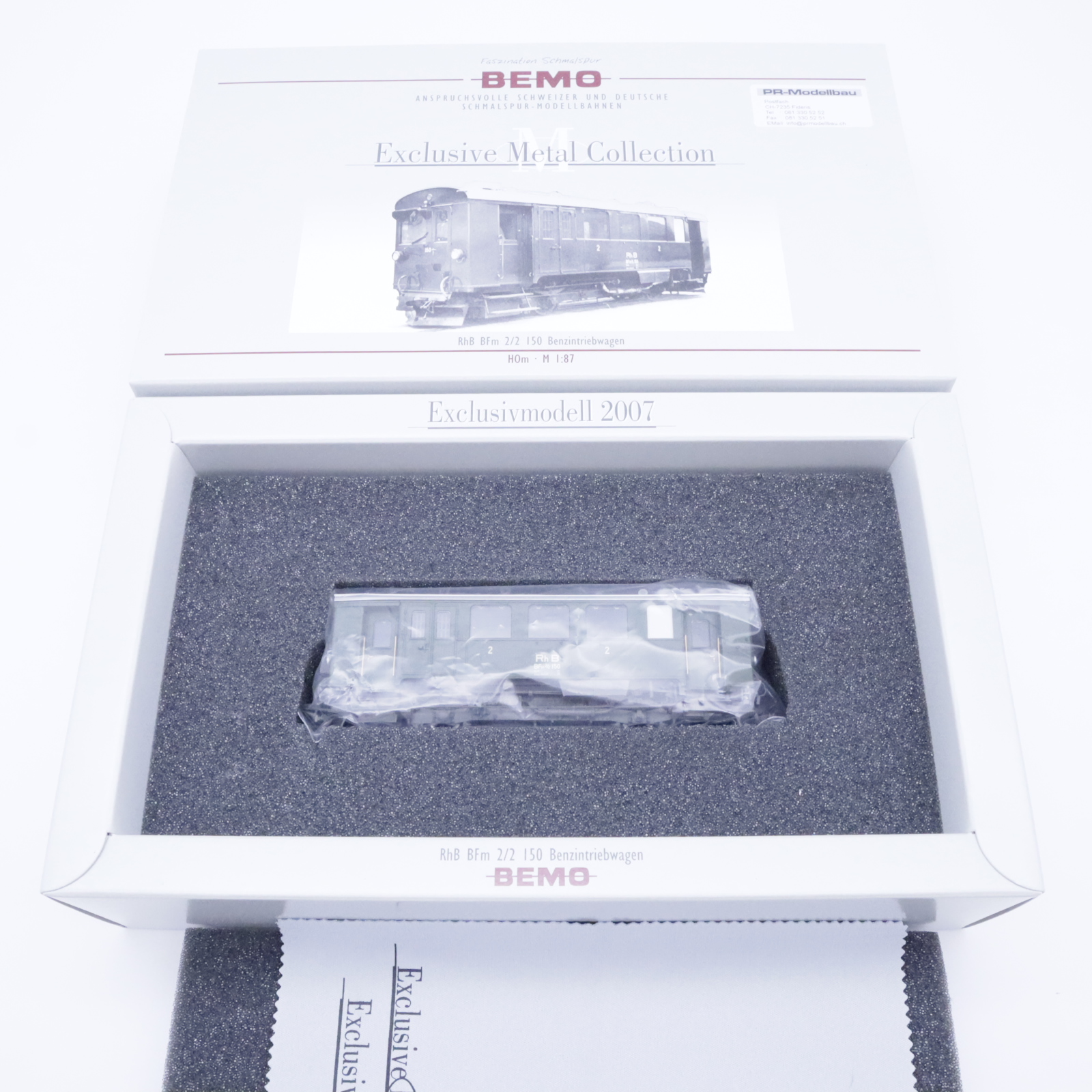 Bemo 1297 100 (8) Bemo 1297 100 RhB BFm 2/2 150 Benzintriebwagen – Bild 8