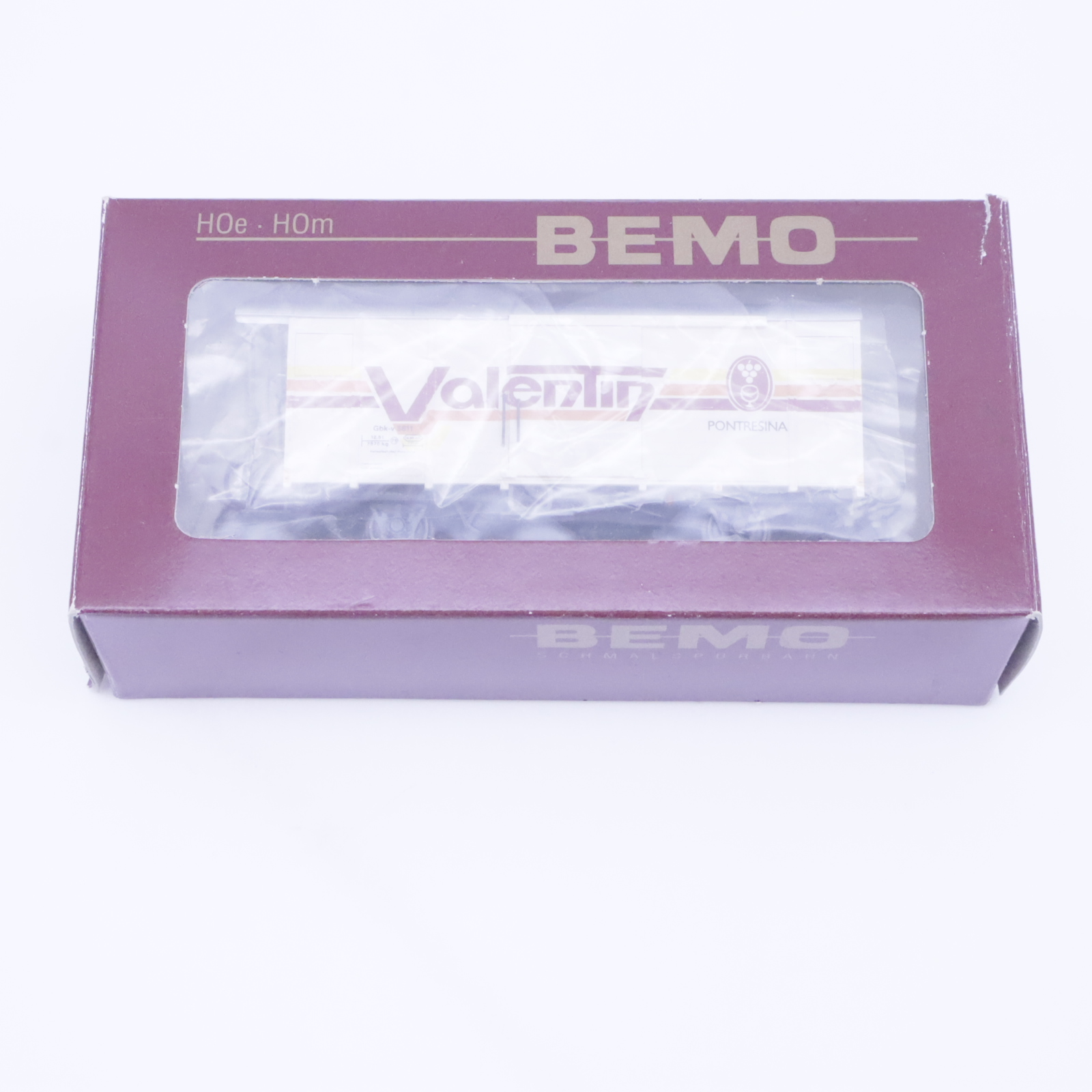 Bemo 2283 121 (7) Bemo 2283 121 Güterwagen m. Korbbogd. "Valentin" – Bild 7