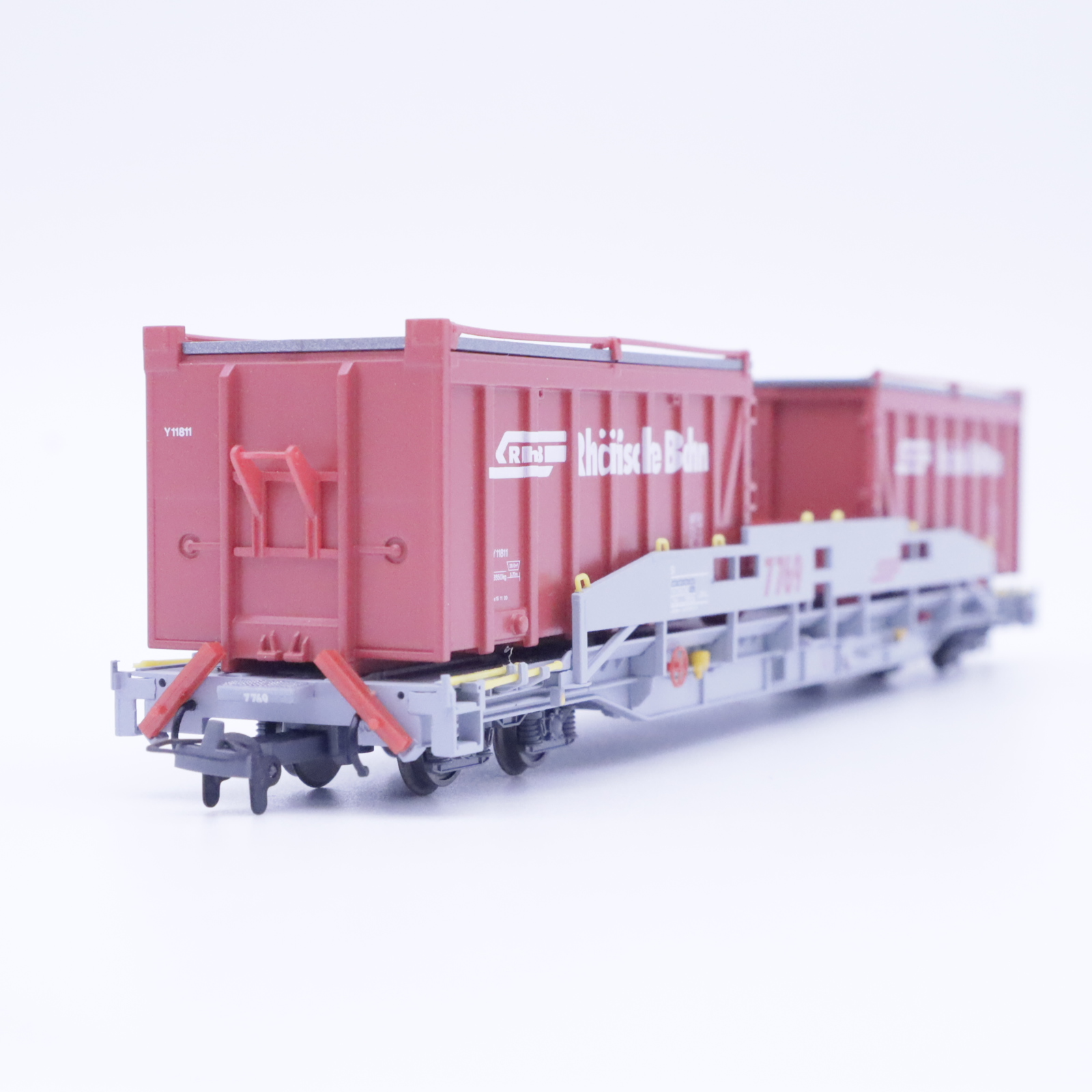 Bemo 2290 129 (3) Bemo 2290 129 RhB SI 7769 ACTS-Tragwagen – Bild 3