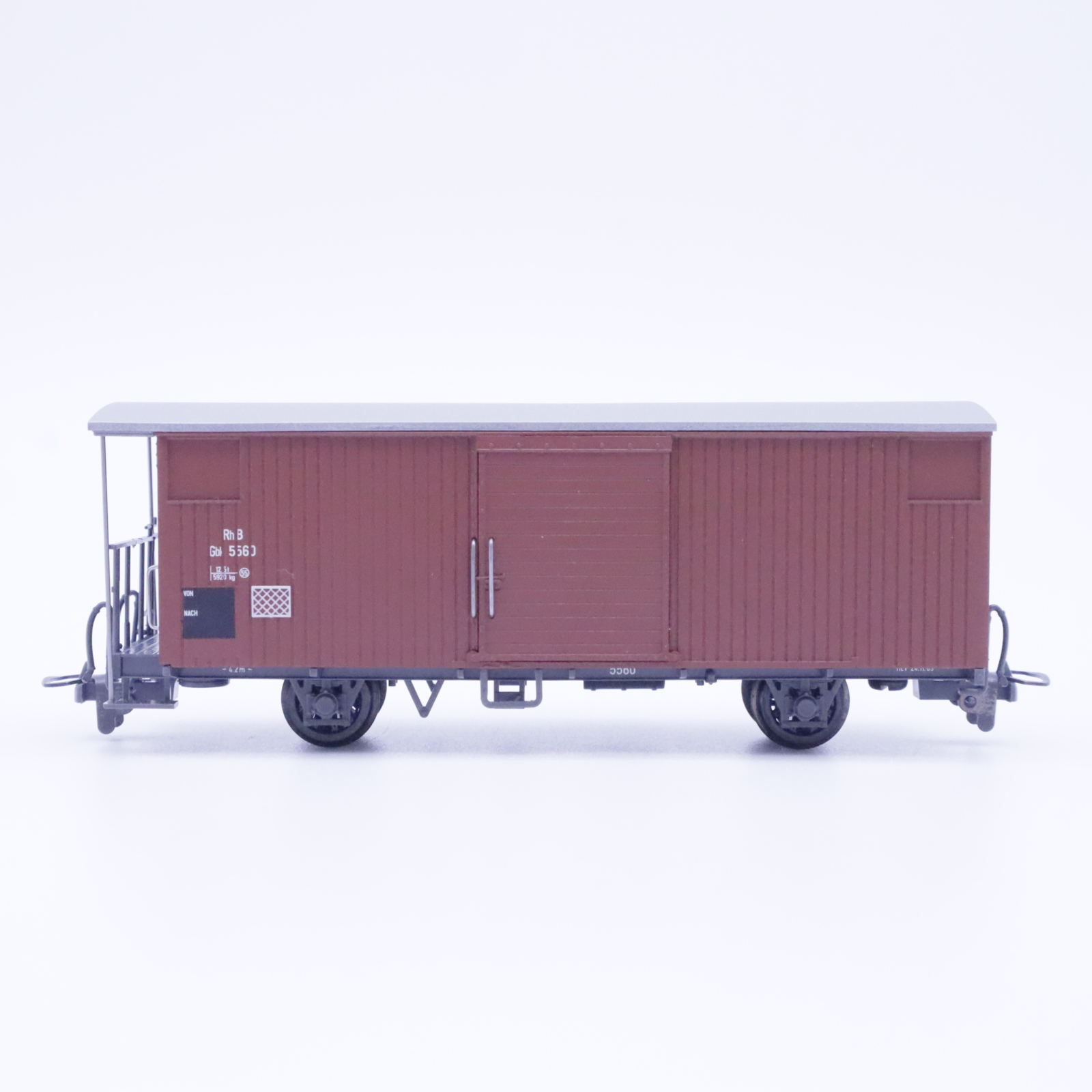 Bemo 2293 120 (2) Bemo 2293 120 RhB Gbk-v 5560 Güterwagen – Bild 2