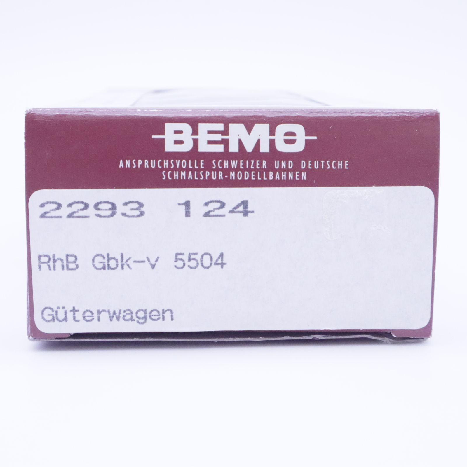 Bemo 2293 124 (8) Bemo 2293 124 RhB Gbk-v 5504 Güterwagen – Bild 8