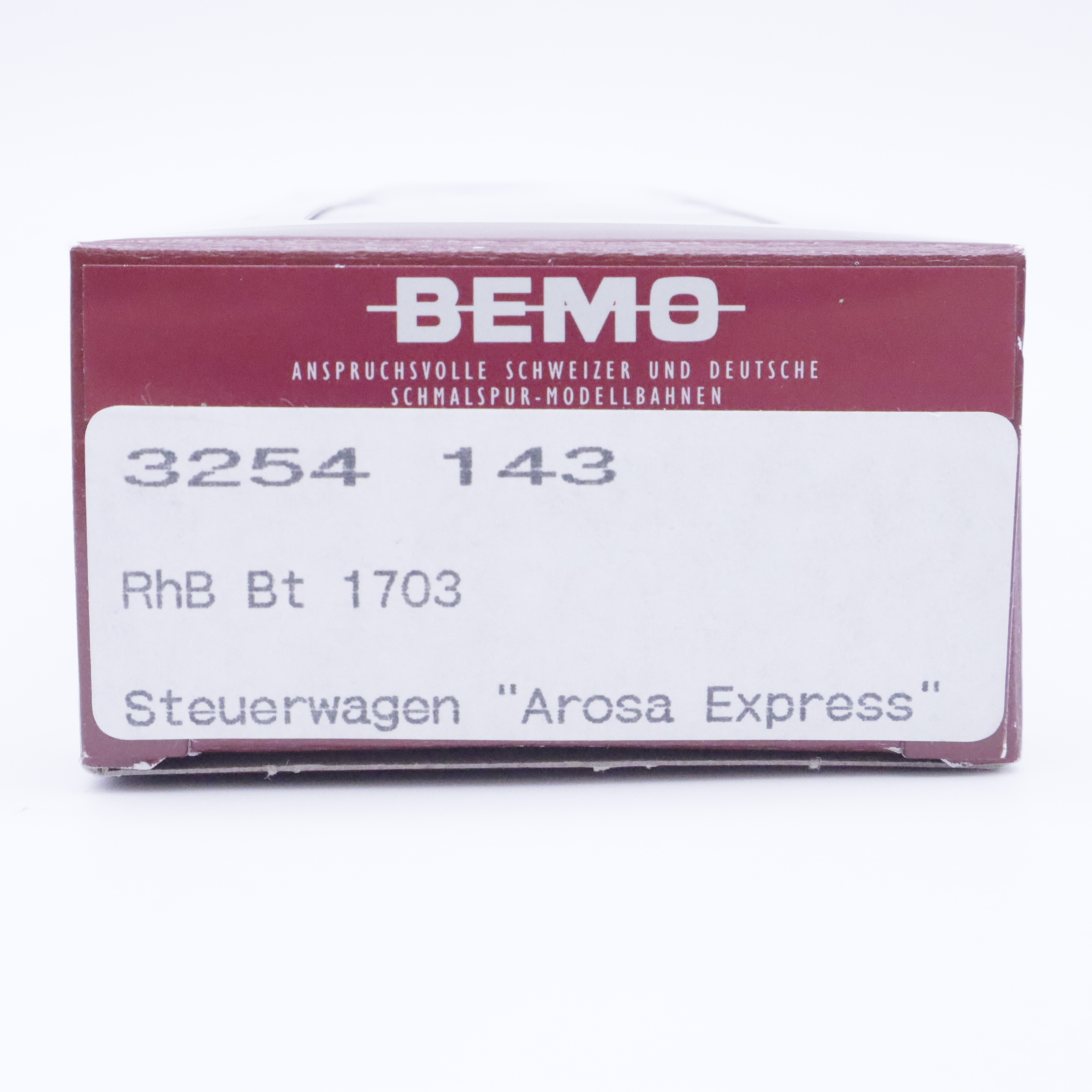 Bemo 3254 143 (10) Bemo 3254 143 RhB Bt 1703 Steuerwagen "Arosa Express" – Bild 10