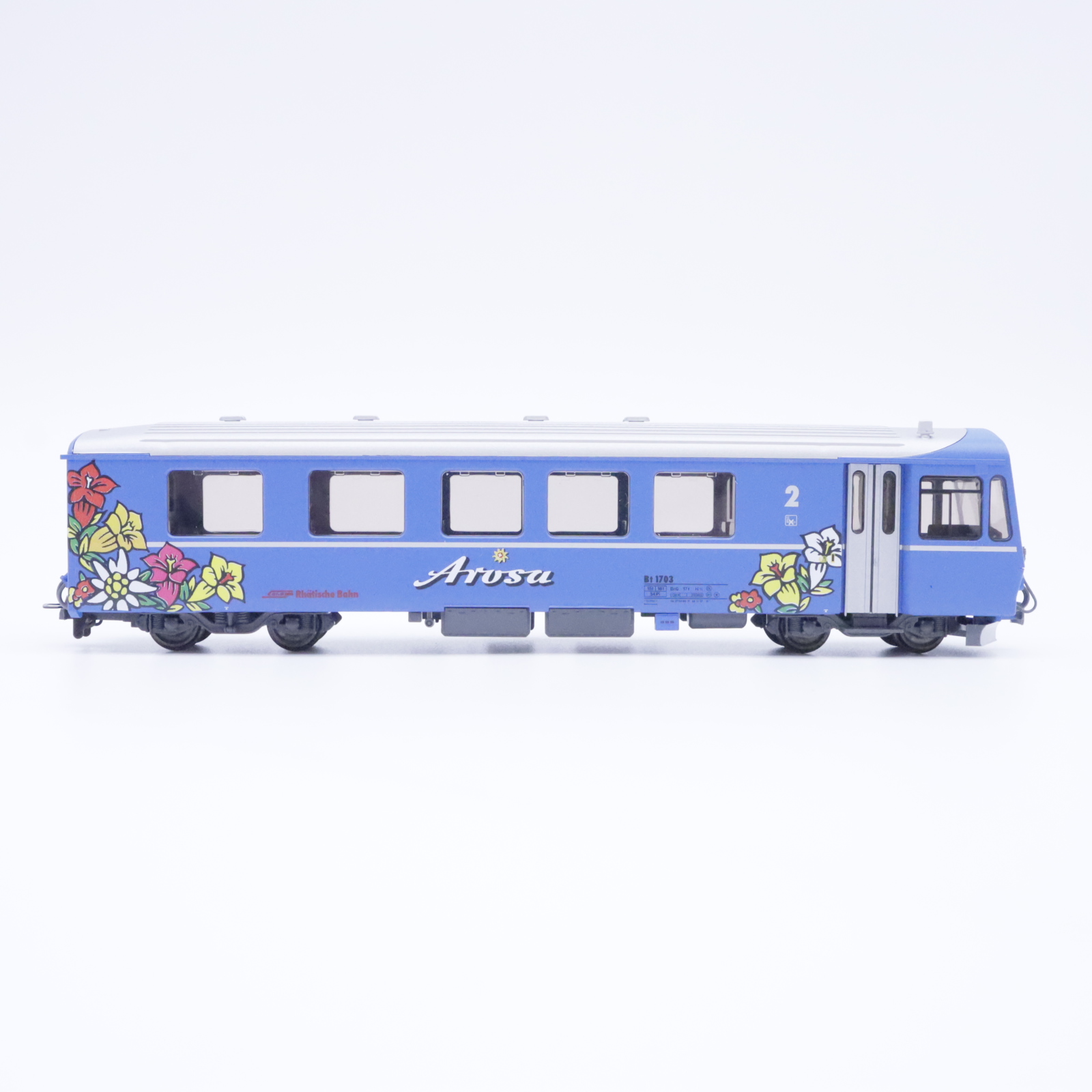 Bemo 3254 143 (4) Bemo 3254 143 RhB Bt 1703 Steuerwagen "Arosa Express" – Bild 4