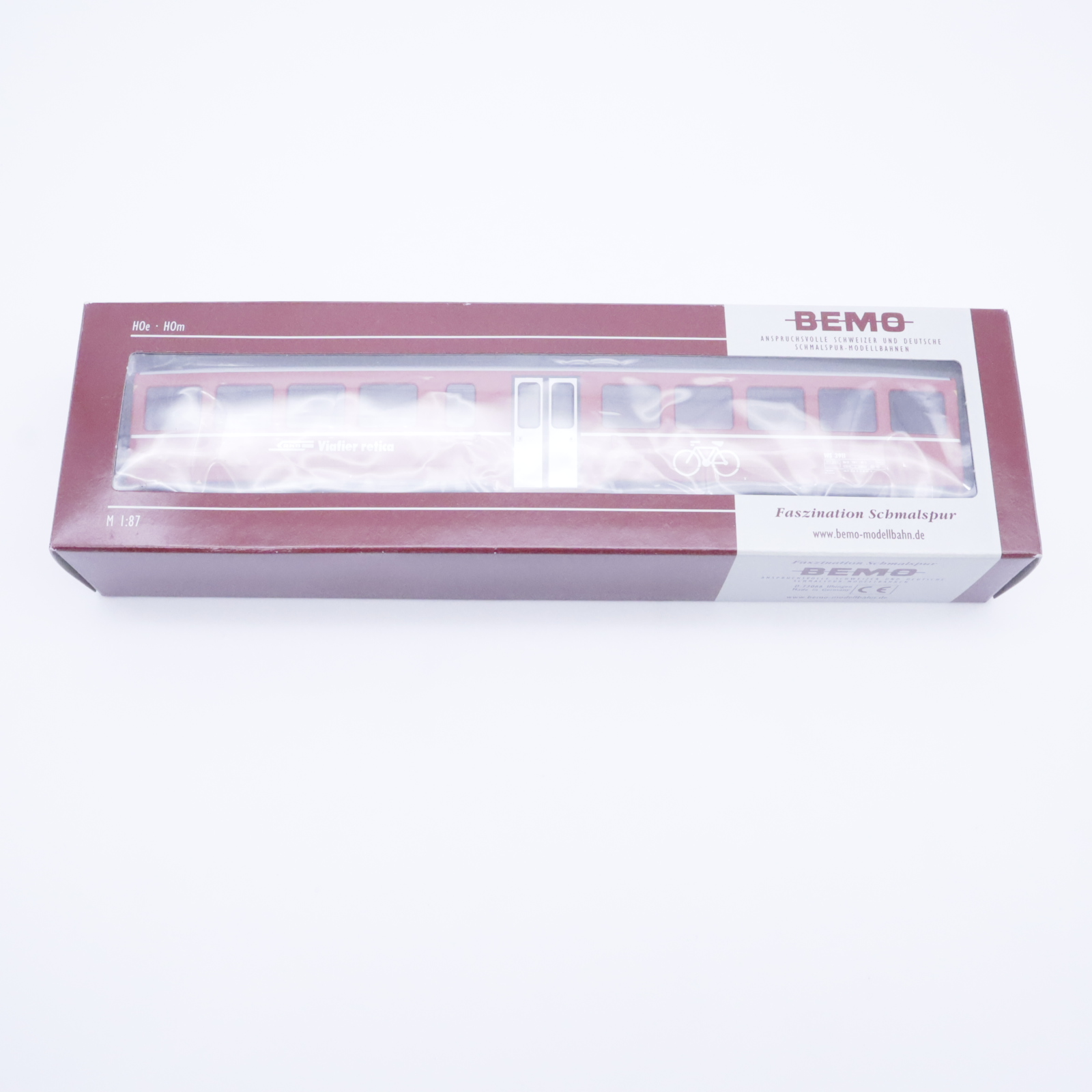 Bemo 3286 131 (8) Bemo 3286 131 RhB WS 3911 Velowagen Pendelzug – Bild 8