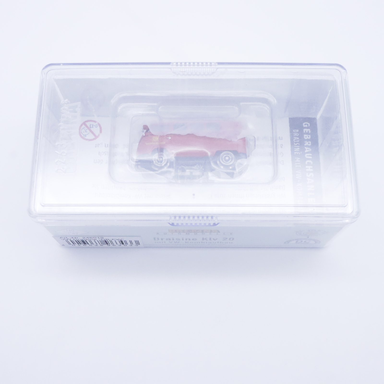 Brekina Draisine (8) Brekina Draisine Klv 20 mit VW Kombiaufbau – Bild 8