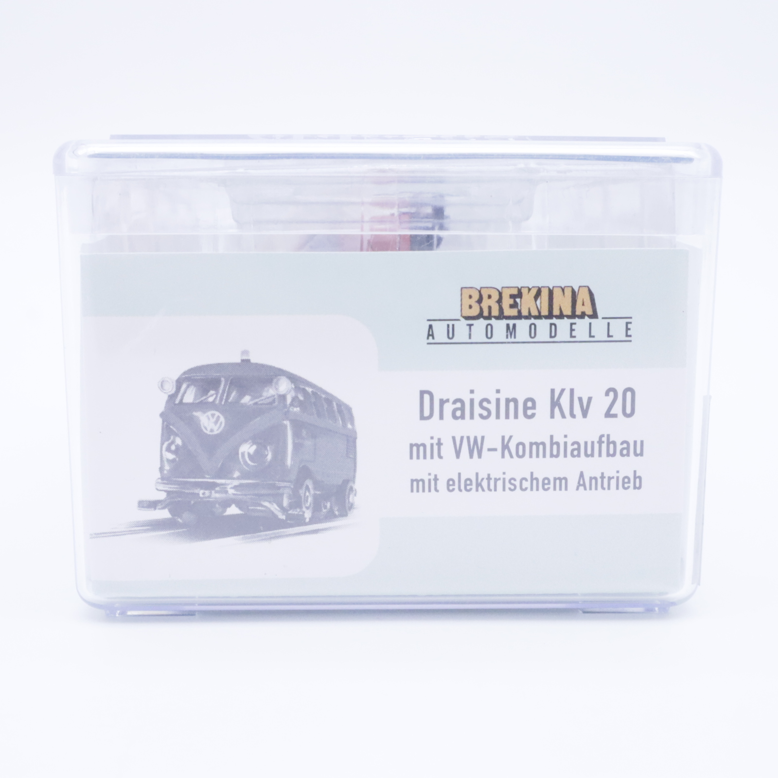 Brekina Draisine (9) Brekina Draisine Klv 20 mit VW Kombiaufbau – Bild 9