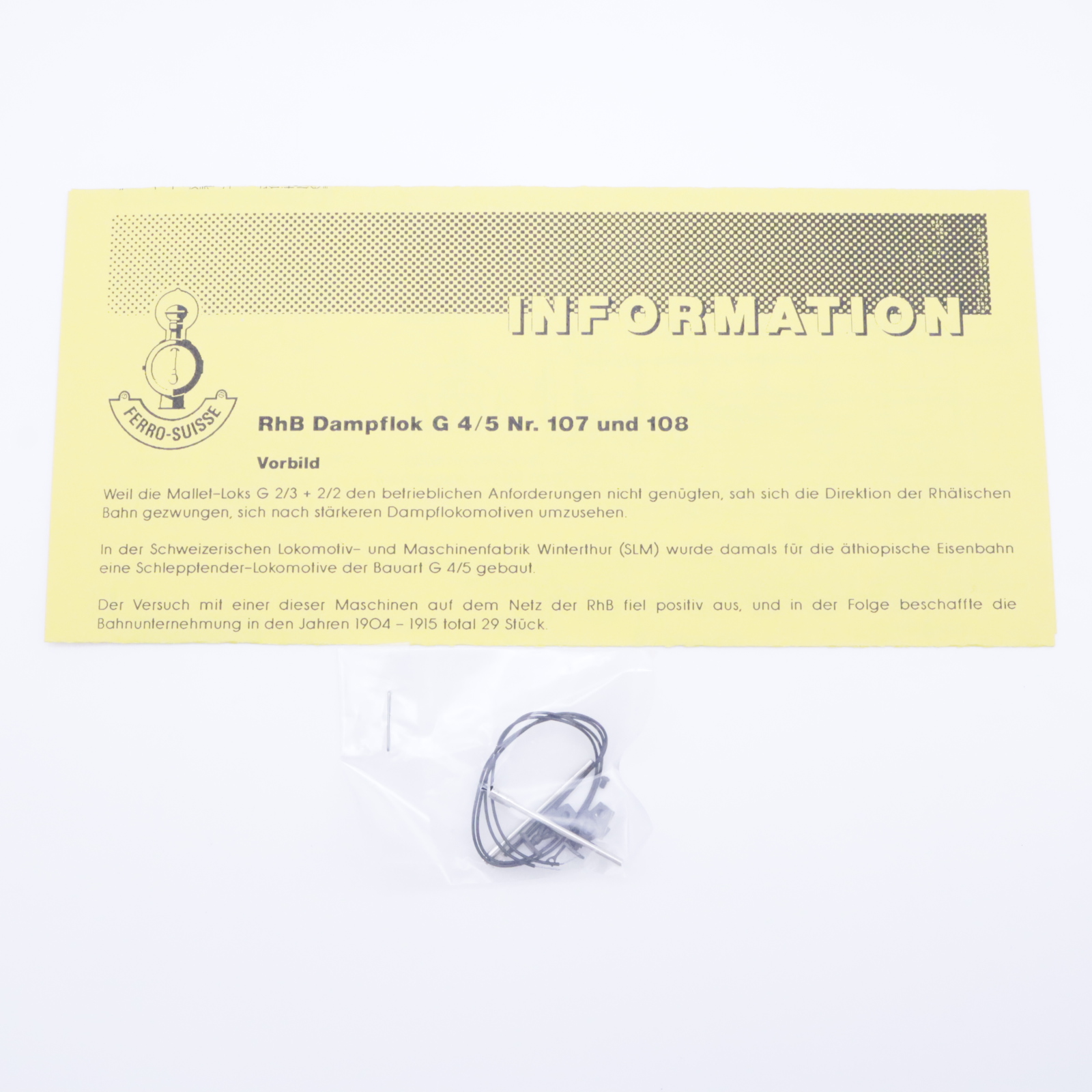 Ferro Suisse 107 (8) Ferro Suisse RhB G 4/5 107 – Bild 8