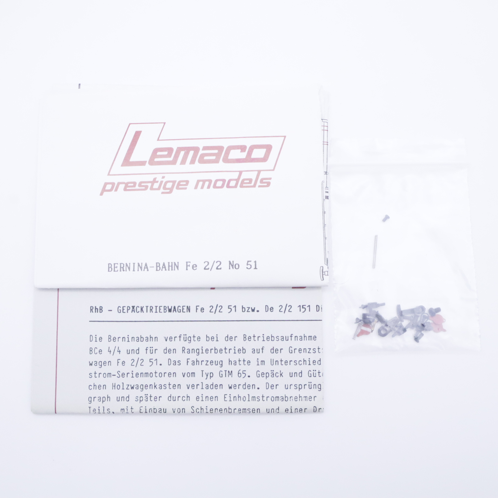 Lemaco H0m-007 (7) Lemaco H0m-007 Fe 2/2 Bernina-Bahn 51 Grau, Patiniert – Bild 7