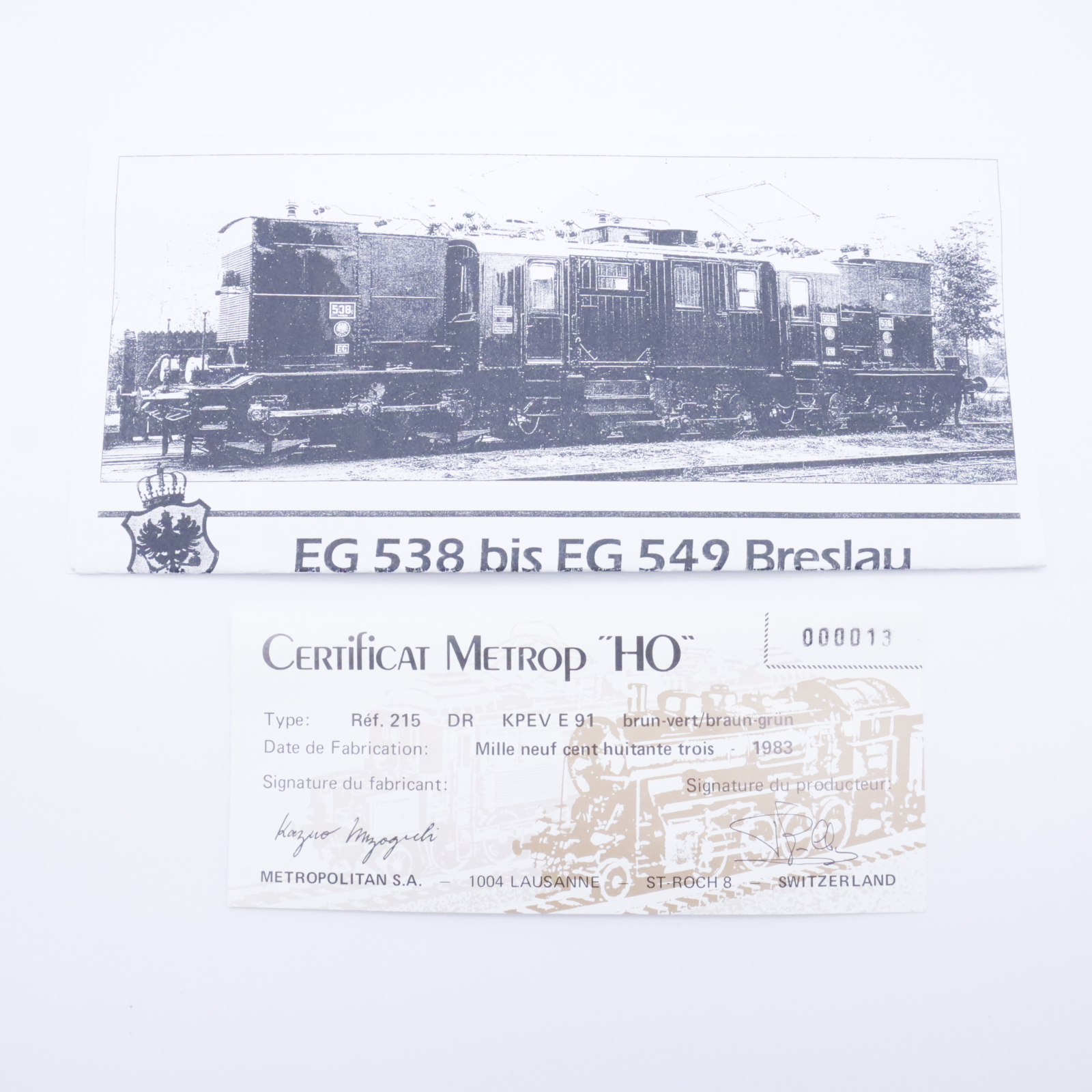 Metropolitan 215 (7) Metropolitan 215 K.P.E.V. E 91 – Bild 7