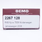 Bemo 2267 128 RhB Kp-w 7508 Muldenwagen – Bild 9