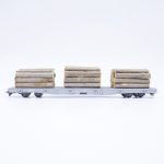Bemo 2280 115 RhB Rungenwagen mit Holzladung – Bild 2