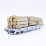 Bemo 2280 115 RhB Rungenwagen mit Holzladung – Bild 3