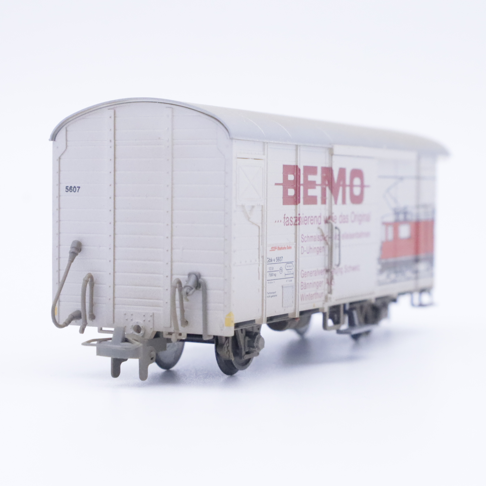 Bemo 2283 137 (3) Bemo 2283 137 RhB Gbk-v 5607 Güterwagen Patiniert – Bild 3