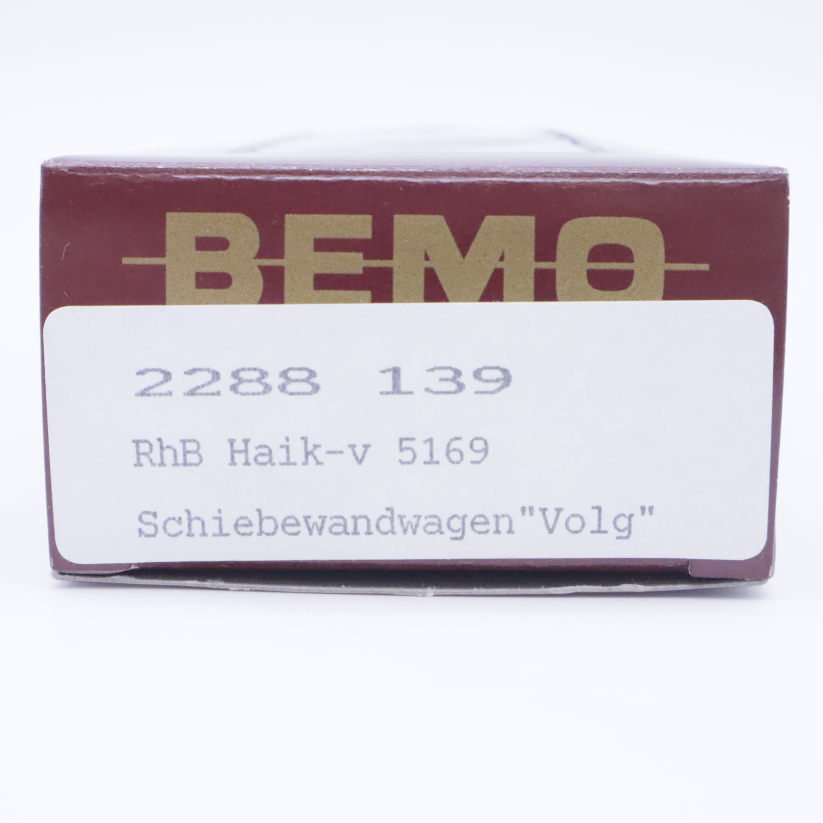 Bemo 2288 139 (9) Bemo 2288 139 RhB Schiebewandwagen "Volg" – Bild 9