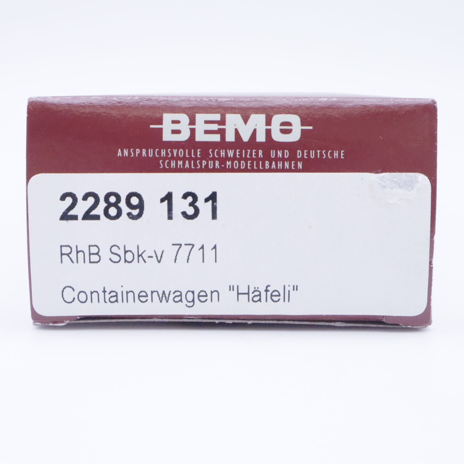 Bemo 2289 131 (8) Bemo 2289 131 RhB Wechselbehälterwagen "Häfeli" – Bild 8