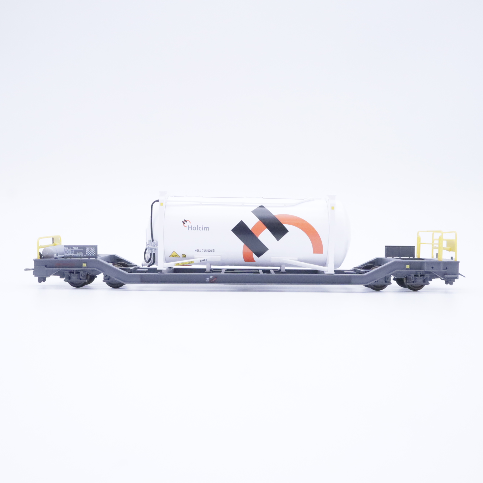 Bemo 2289 132 (4) Bemo 2289 132 RhB Wechselbehälterwagen "Holzim" – Bild 4