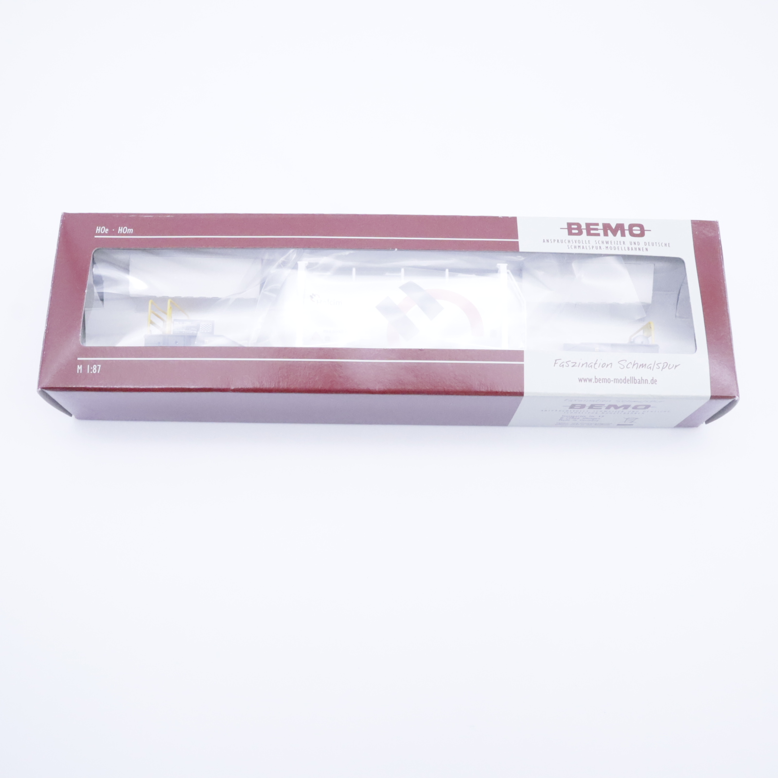 Bemo 2289 132 (7) Bemo 2289 132 RhB Wechselbehälterwagen "Holzim" – Bild 7