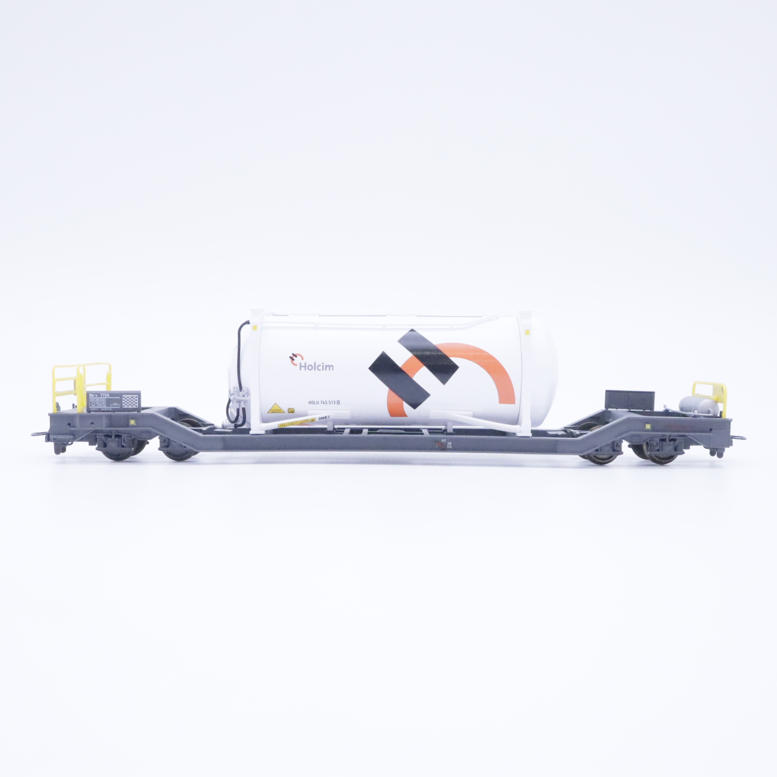 Bemo 2289 134 (2) Bemo 2289 134 RhB Wechselbehälterwagen "Holzim" – Bild 2