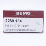Bemo 2289 134 RhB Wechselbehälterwagen "Holzim" – Bild 8
