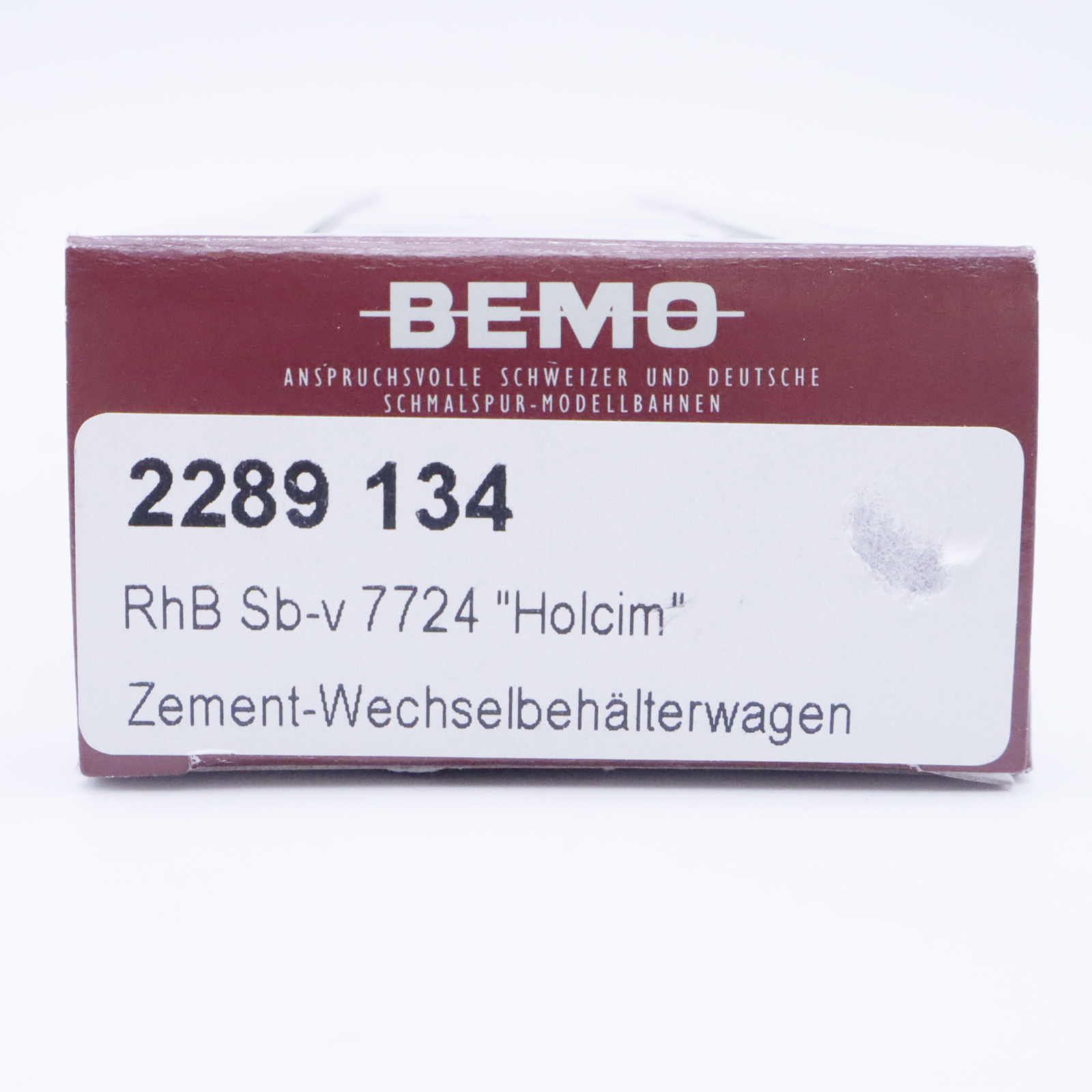 Bemo 2289 134 (8) Bemo 2289 134 RhB Wechselbehälterwagen "Holzim" – Bild 8