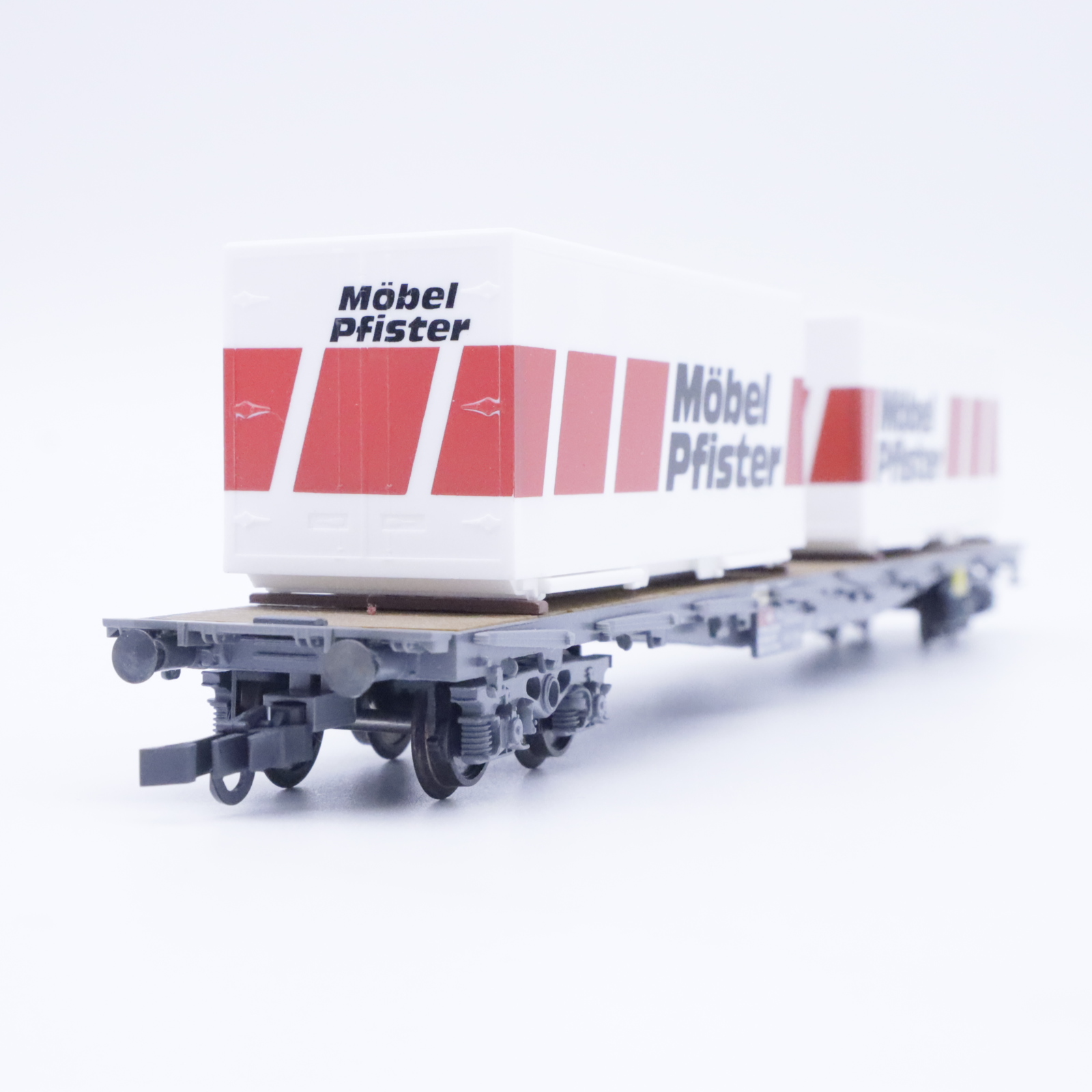 HAG 395 (3) HAG 395 SBB Flachwagen "Möbel Pfister" – Bild 3