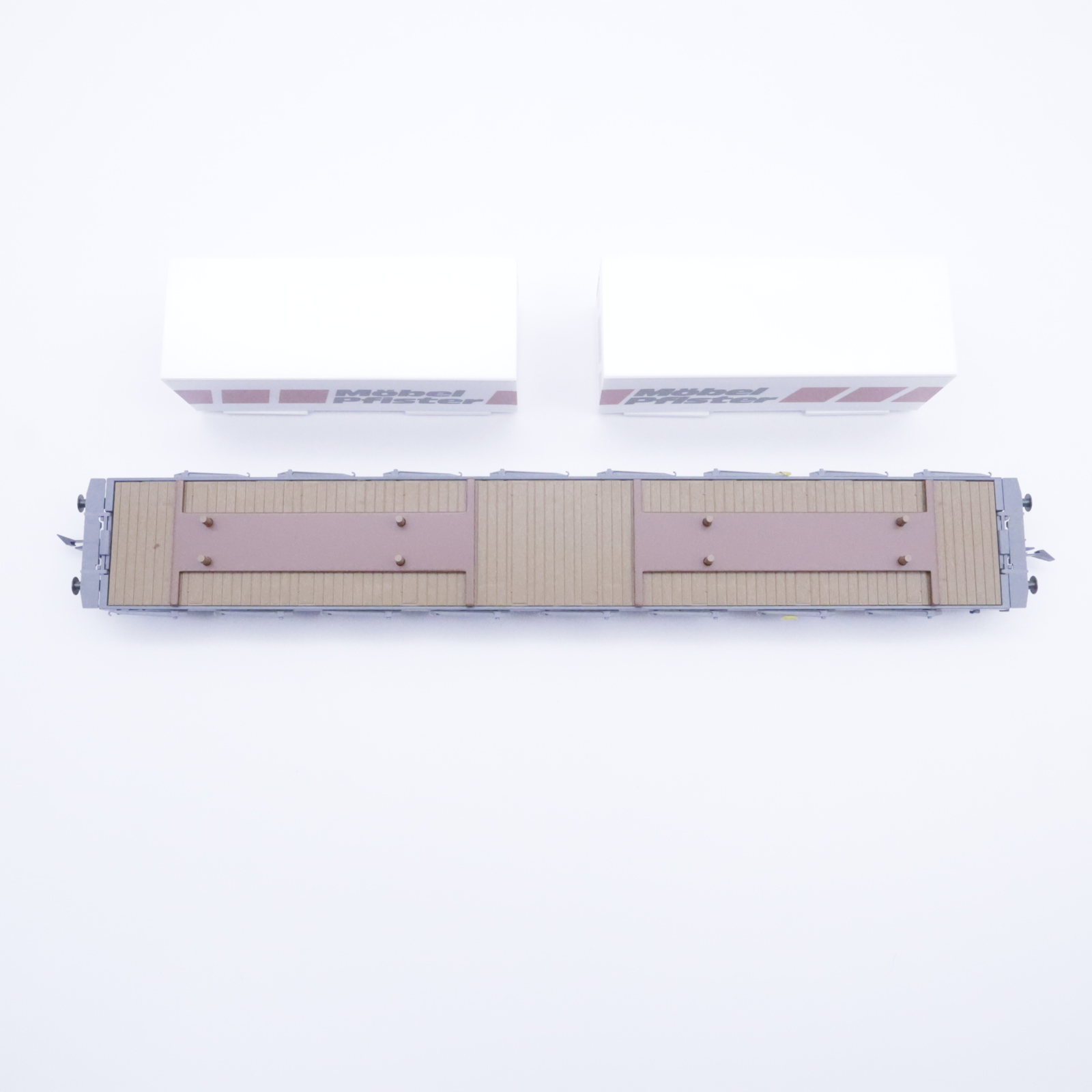 HAG 395 (6) HAG 395 SBB Flachwagen "Möbel Pfister" – Bild 6