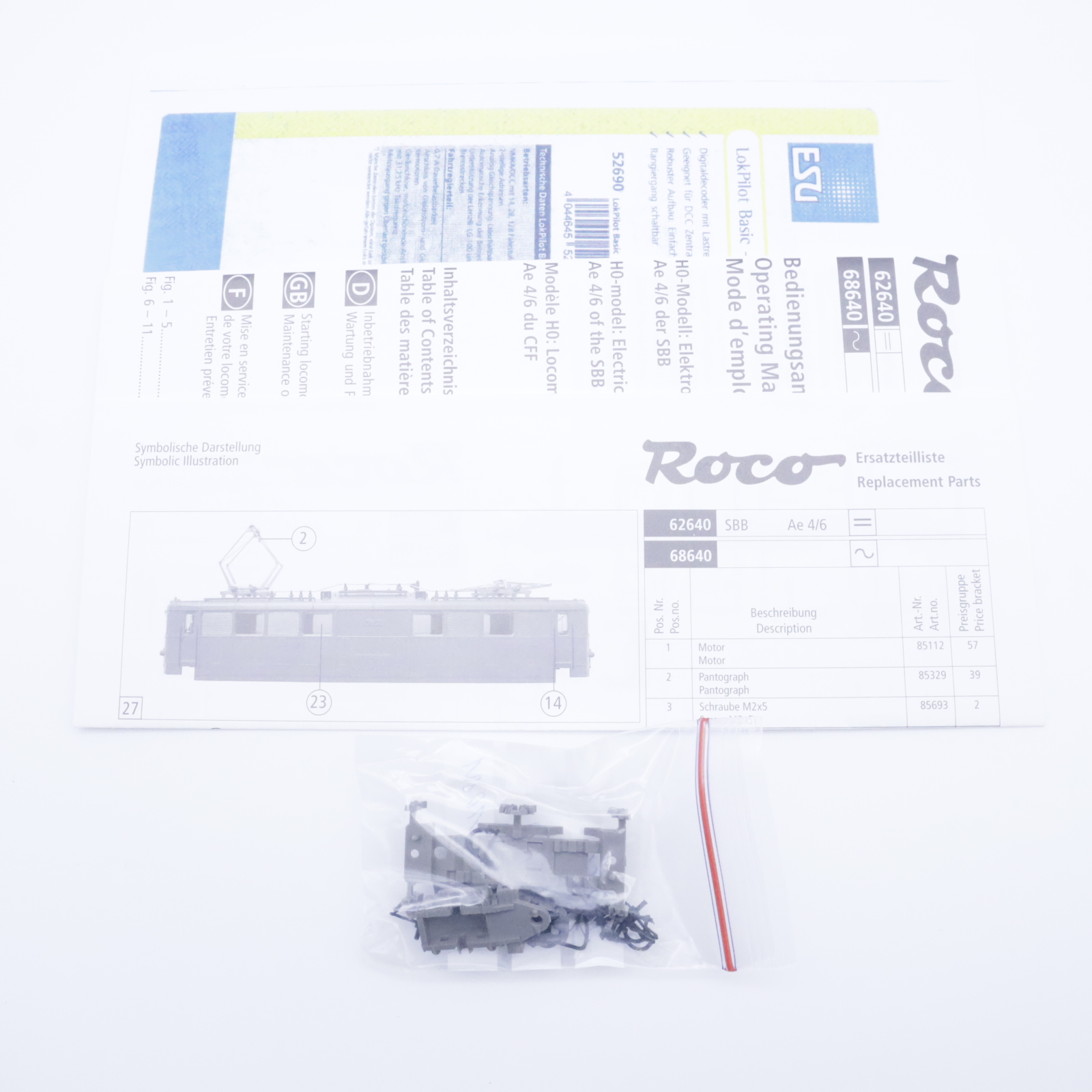 Roco 62640 (7) Roco 62640 SBB Ae 4/6 10801 – Bild 7